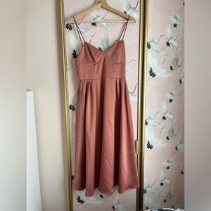 Beautiful H&M Satin Blush Dress
